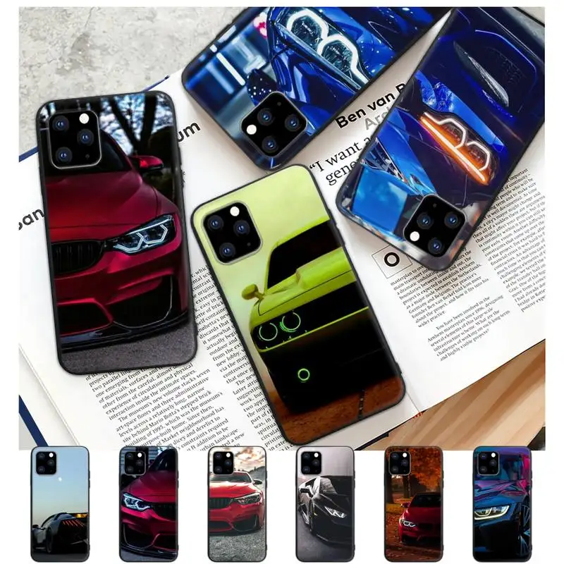 

Sport Cars Black Matte Cell Phone Cover Case For IPhone 12 11 Pro Max Xs X Xr 7 8 6 6s Plus 5 5s Se 2020