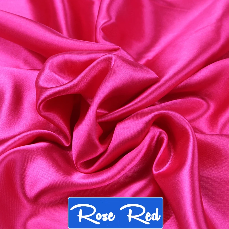 Rose Red 100 см* 150 см 16 цветов шелк и сатин ткань сатин цвет бутиловый шелк Подарочная коробка подкладка Lieb - Цвет: Rose Red