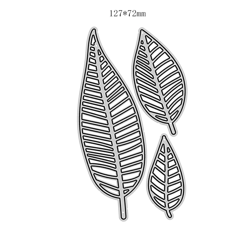 Новинка 2021 штампы с зелеными листьями для вырезания металла сделай сам