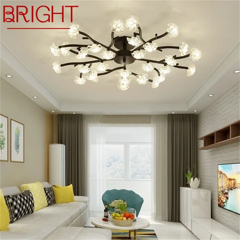 

BRIGHT Nordic Ceiling Lights Fixtures Contemporary Creative Branch Lamp LED Home For Living Room