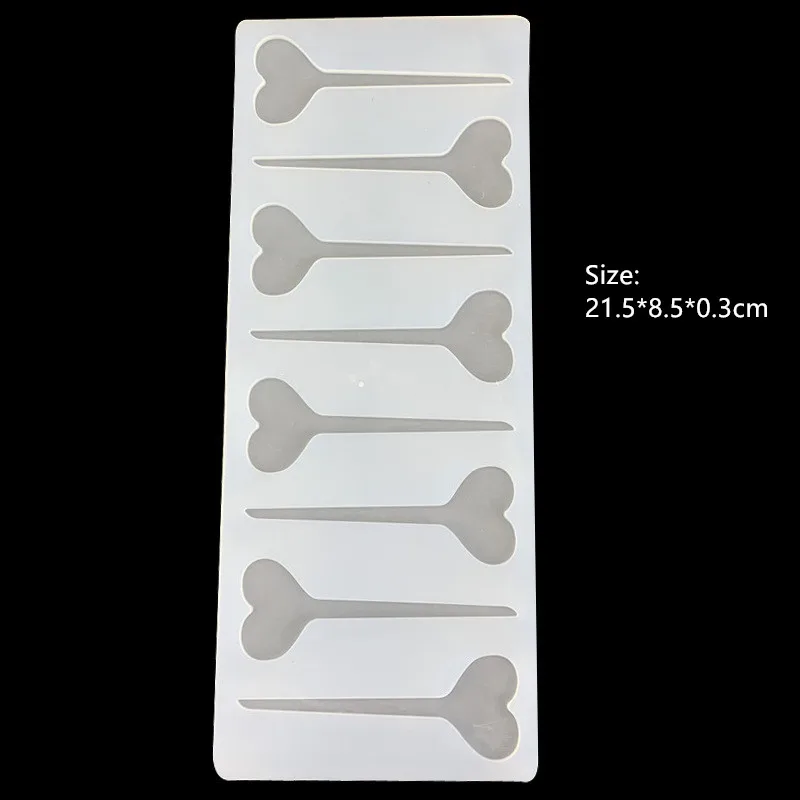 Романтическое сердце розовый Силиконовый Шоколад формы для выпечки торта кекс