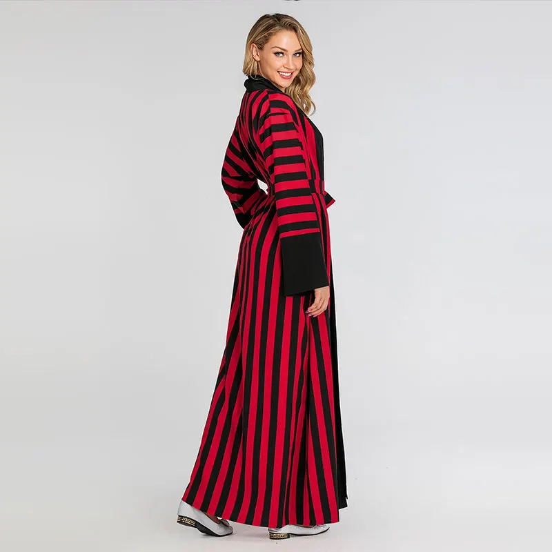 Kleid Дубай открытый абайя мусульманские Вечерние платья для женщин Кафтан хлопок