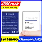 Аккумулятор Bl243 4800 мА  ч для Lenovo K3 Note K50-t5 K50-t3s A7000 A5500 A5860 A5600 A7600