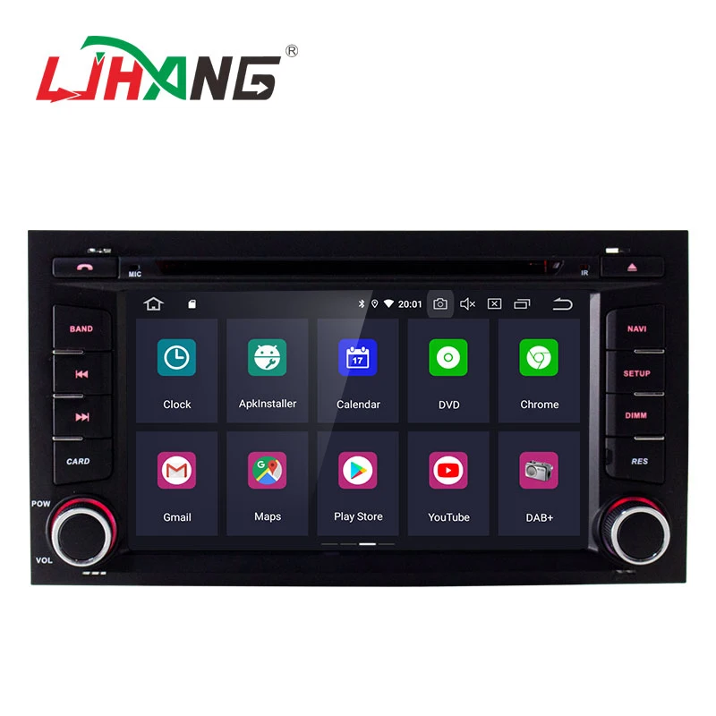 Автомобильный DVD плеер LJHANG 1 Din Android 10 для Seat Leon 2014 2015 2016 2017 Wi Fi мультимедиа GPS