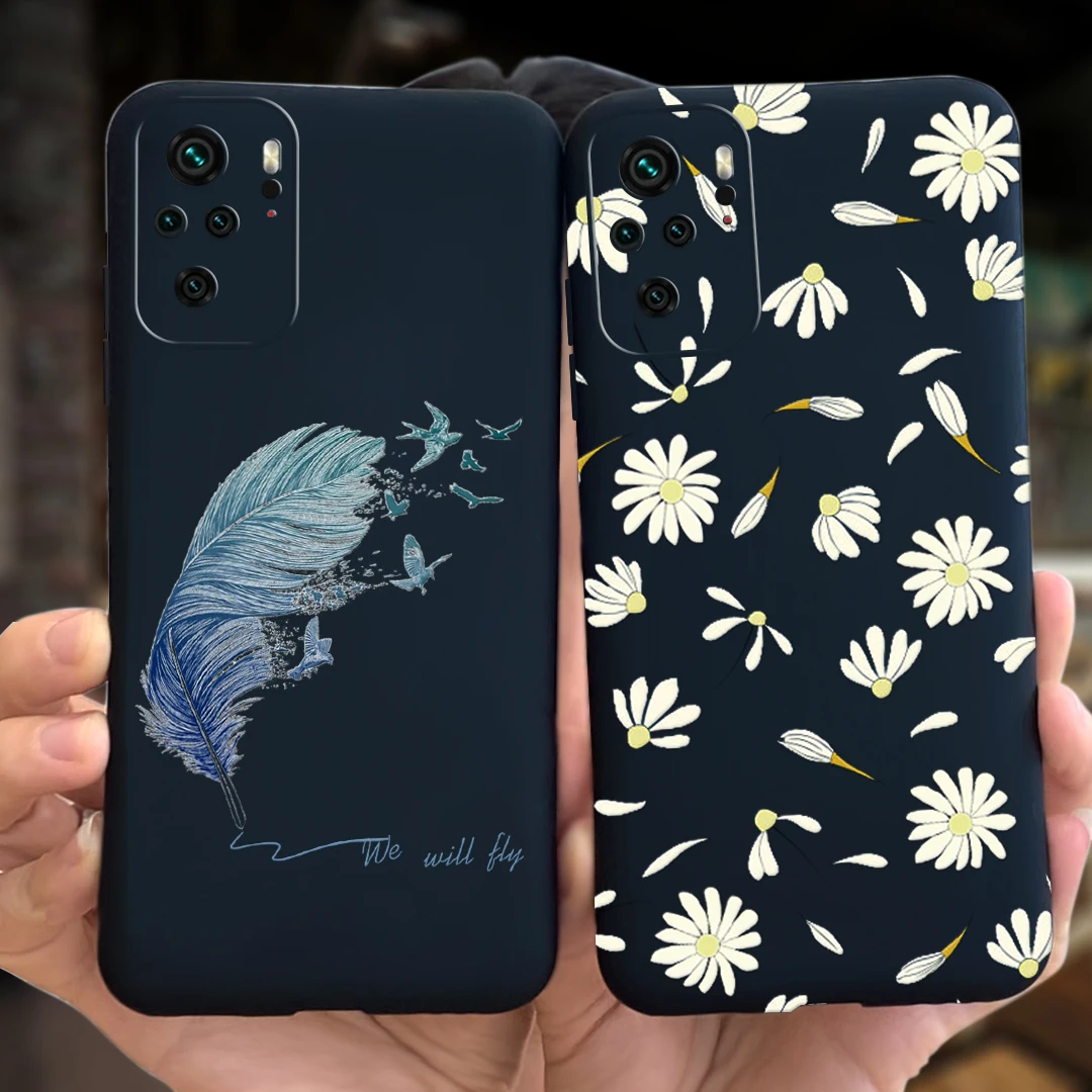 Чехол для телефона Redmi Note 10 4G 5G Note10 модный силиконовый чехол Macaroon Xiaomi note Pro бампер