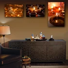 Слон индийский Будда индуистский Бог Ганеша художественные работы теплые огни холст Художественная живопись HD печать для гостиной настенные украшения дома