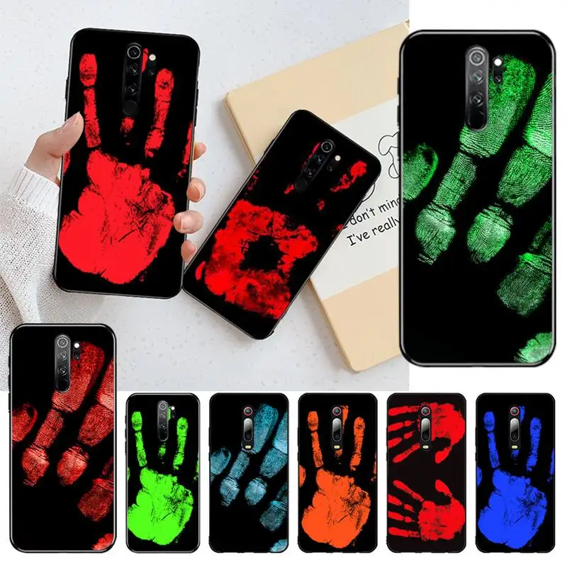

YJZFDYRM Thermal Heat Induction DIY Painted Bling Phone Case for Redmi Note 9 8 8T 8A 7 6 6A Go Pro Max Redmi 9 K20