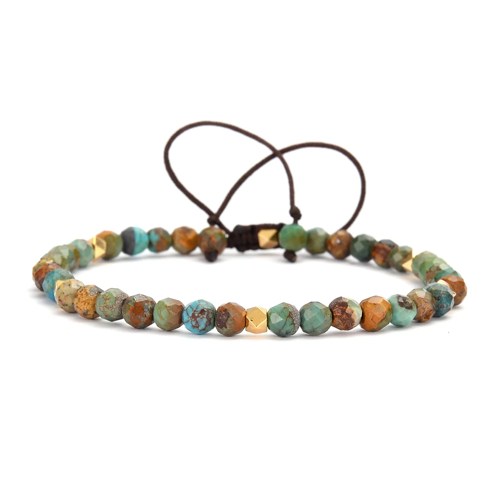 Weave Bracelets Authentic Natural Stones Faceted Beads Handmade Ethnic Beaded Bracelet Gifts | Украшения и аксессуары