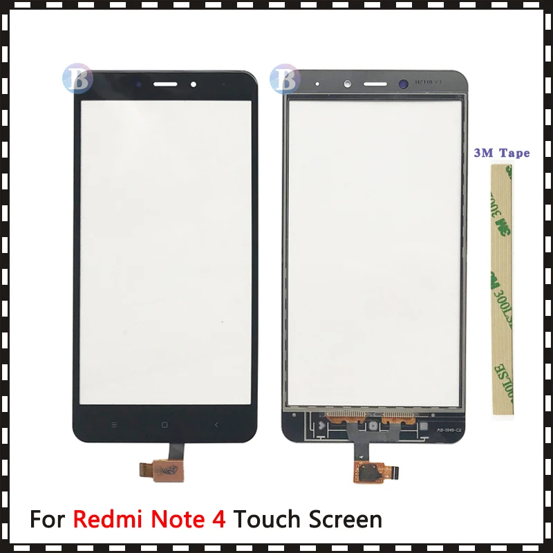 Высококачественный сенсорный экран для Xiaomi Redmi Note 1 2 3 4 4X дигитайзер сенсор