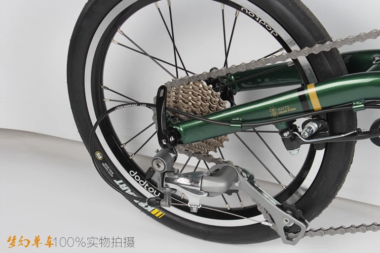 Fnhon FCG1609 складной велосипед 16 дюймов Minivelo CR-MO сталь V тормоз 9 скоростей городской Commuter велосипед для Shimano Shift ретро досуг BMX