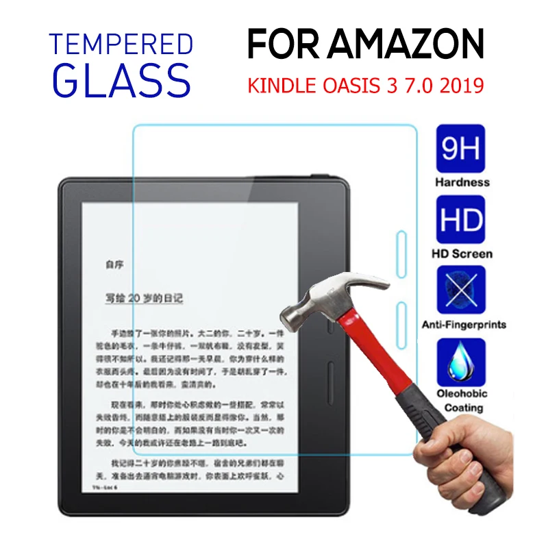 Для Amazon Kindle Oasis 3 7,0 Чехол Smart Wake Up Флип кожаный чехол для Amazon Kindle Oasis 2 7,0 сплошной цвет - Цвет: Oasis 3 7.0 2019