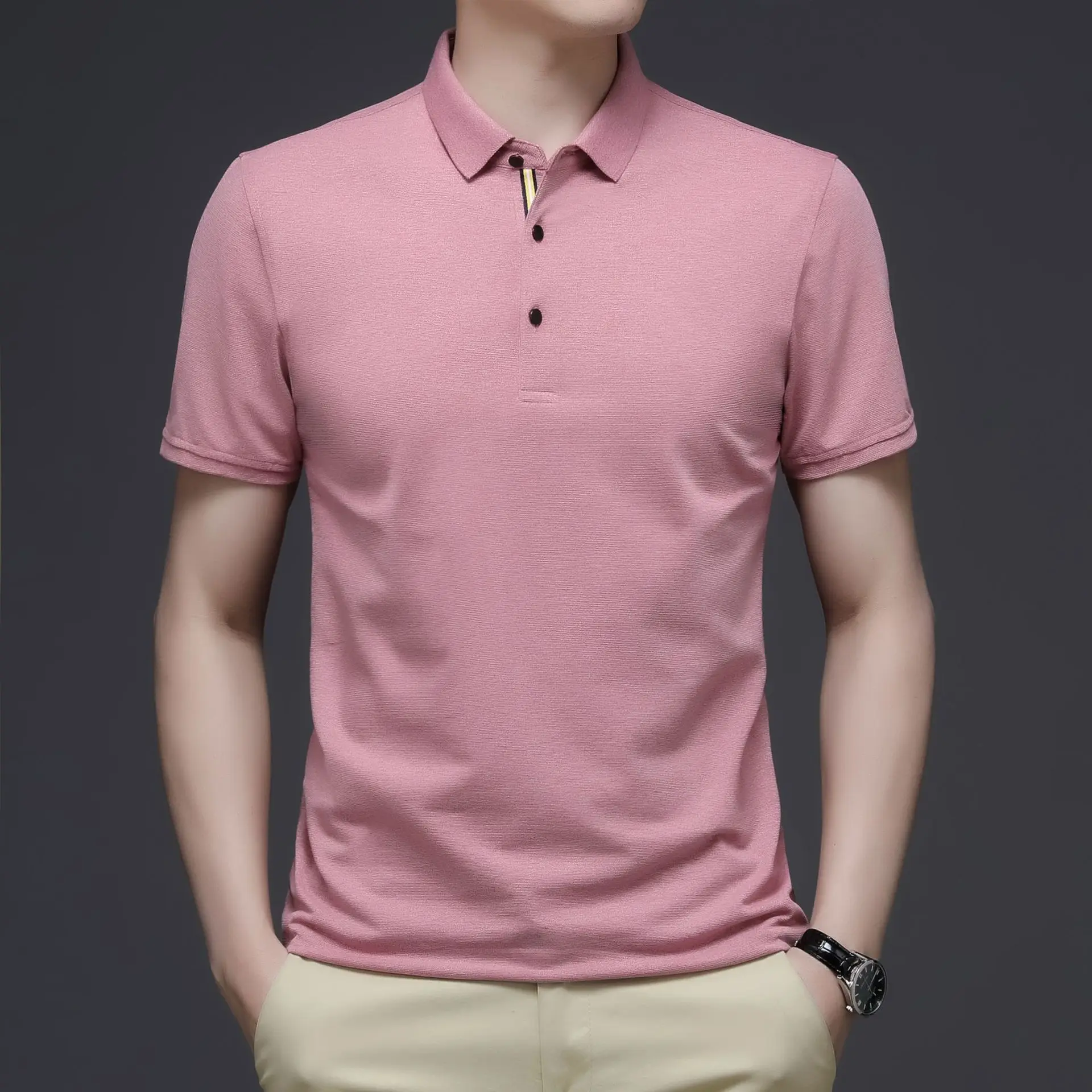 

Summer men's clothing, men's POLO shirts, business casual POLO shirts, short-sleeved plus size POLO shirts