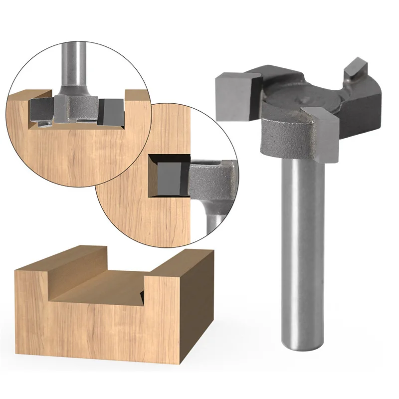 6mm CNC Spoilboard Surfacing Milling Drill Bit Carbide Tip Woodworking Engraving Carving Cutting Tools | Инструменты