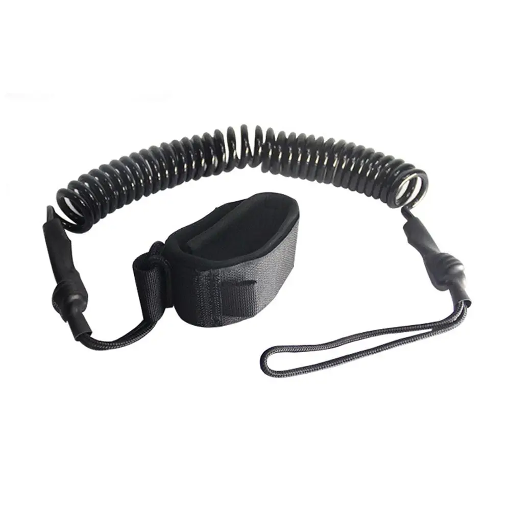 

Telescopic Elastic Surfboard Foot Rope For SUP Fishing Coiled Leg Leash Accessory Windsurfing Water Sports Ankle TPU Safety Belt