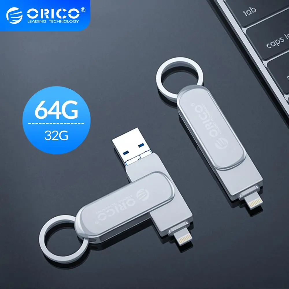 USB флеш накопитель ORICO 3 в 1 OTG U диск 64 ГБ 32 USB3.0 Micro B флэш память флешка U|USB