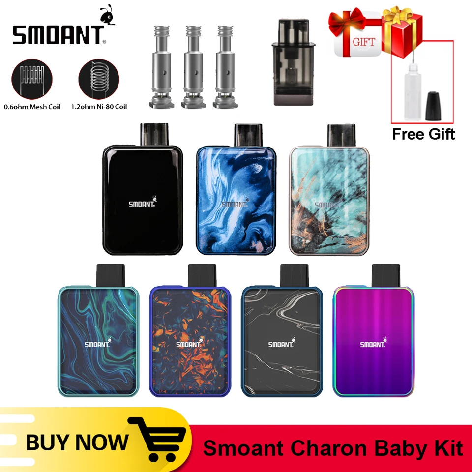 Оригинальный набор Smoant Charon Baby емкостью 2 мл 750 мАч | Электроника