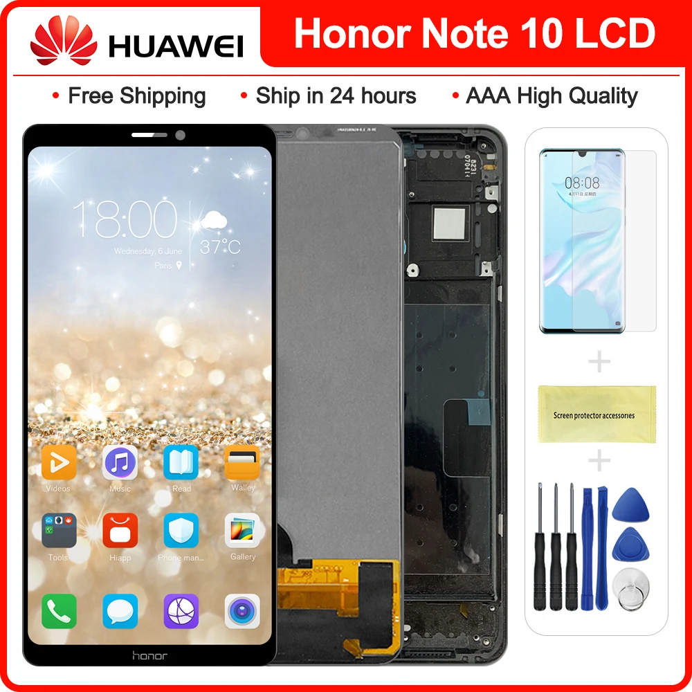 

100% Original 6.95'' LCD For Huawei Honor Note 10 Display Touch Screen Digitizer Assembly Replacement For Honor Note10 RVL-AL09