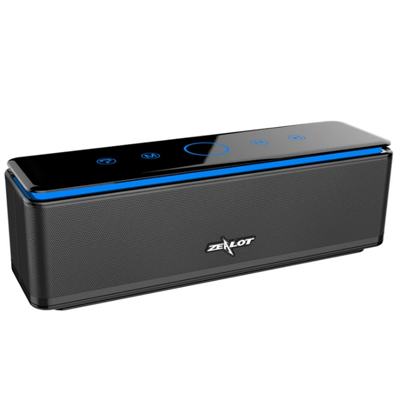 ZEALOT S7 контактный Bluetooth динамик сабвуфер Портативный маленький открытый