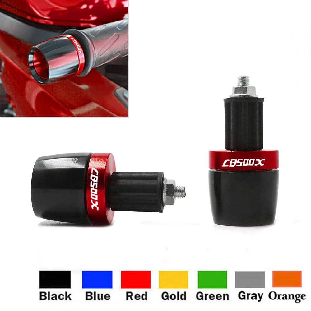 

For Honda CB500X CB 500 X CB500 X 7/8"22MM Motorcycle Handle Bar Grips Ends Universal Handlebar Grip Counterweight Plug Slider