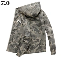 new daiwa fishing jacket outdoor men anti uv breathable quick drying camouflage fishing clothes hooded shimanos fishing jerseys