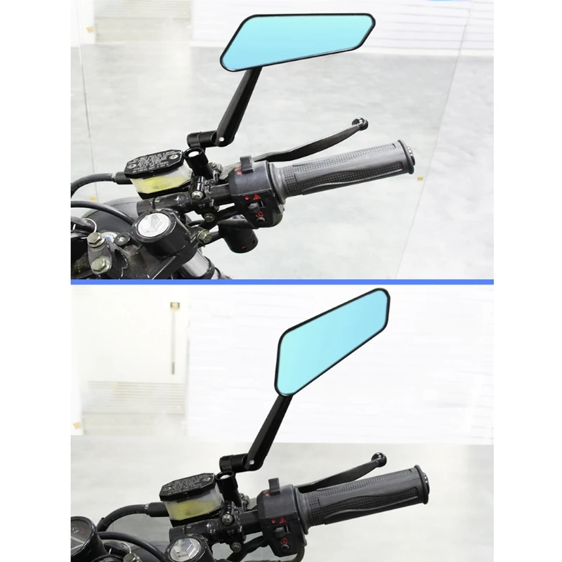

Rear View Mirror Set Motorcycle Mirror Adjustment Anti-corrosion Alloy Shaft with Screws Installation Tool J60F