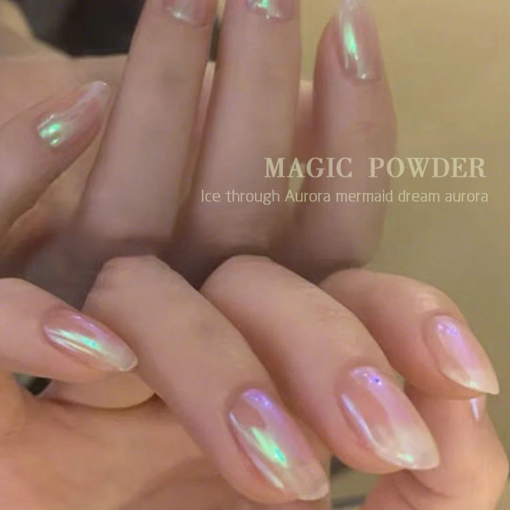 Мерцающий Блестящий Порошок для ногтей с градиентом акриловый мерцающий