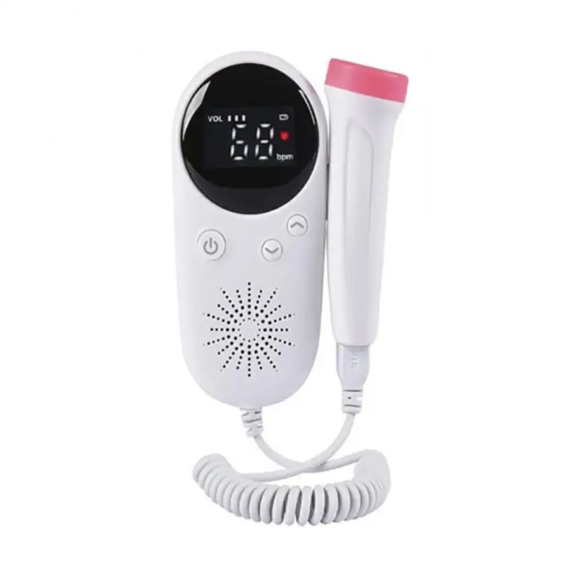 

Newest 2.5MHz Doppler Fetal Heart Rate Monitor Home Pregnancy Baby Fetal Sound Heart Rate Detector LCD Display No Radiation