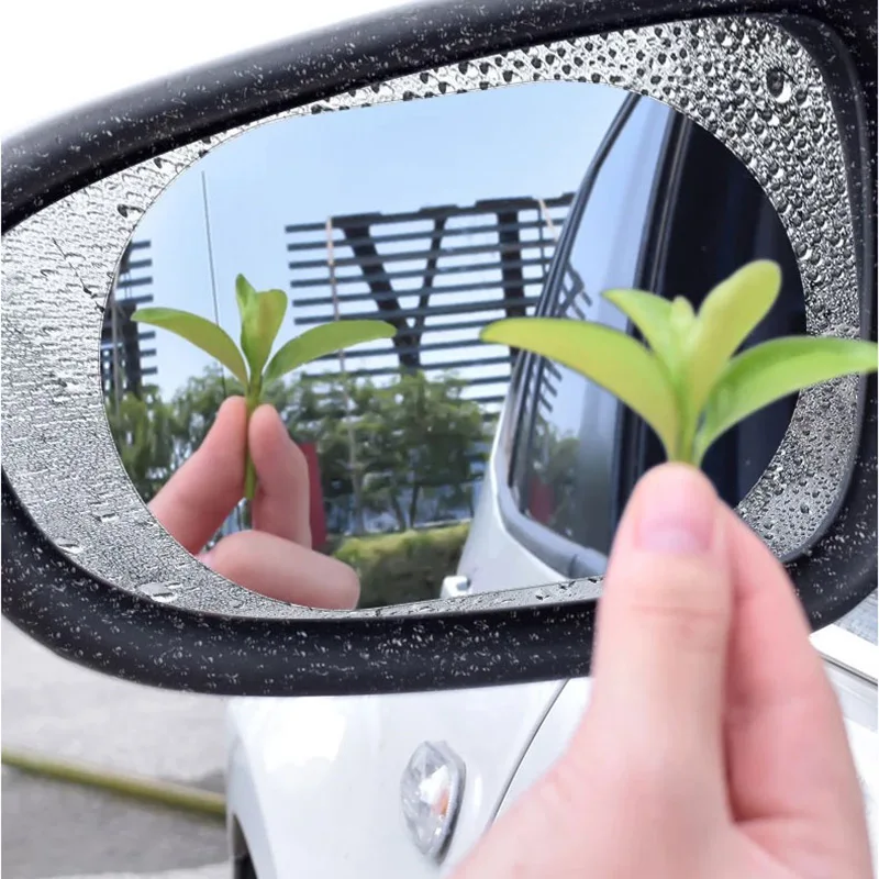 2 шт. противотуманная Автомобильная зеркальная пленка для окон автомобильная