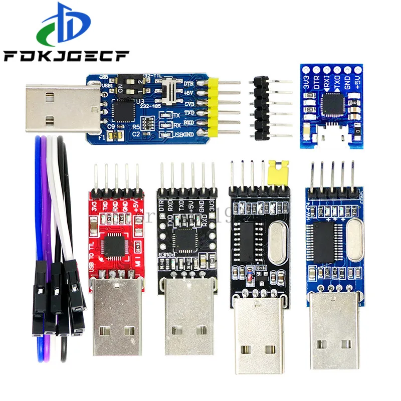 CP2102 Micro USB 2 0 к UART TTL 5PIN разъем модуль последовательный преобразователь STC Замена