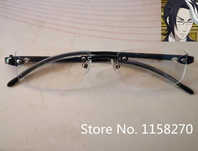 Черный Батлер Kuroshitsuji Клод Фауст очки в стиле Косплей