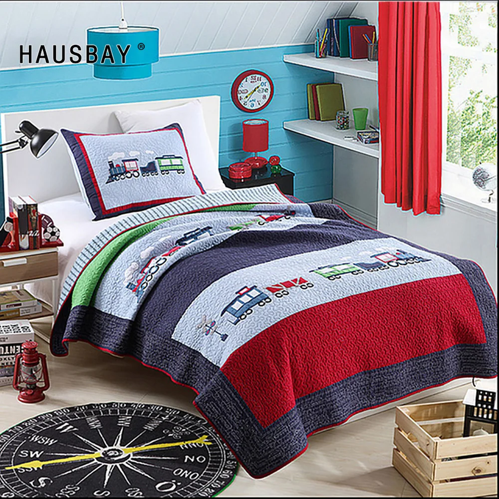 Комплект постельного белья ручной работы из 2 предметов мультяшное одеяло