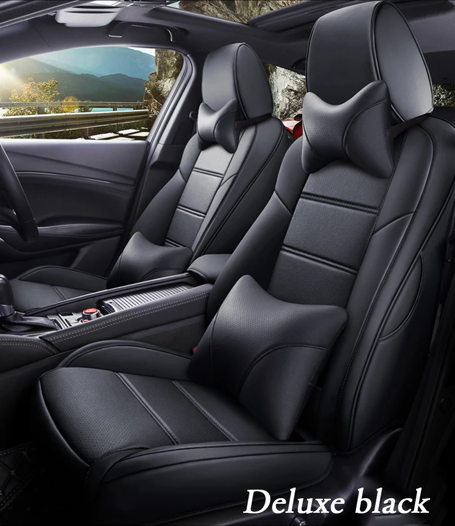 Пользовательские автомобильное сиденье из кожи чехол для mitsubishi outlander xl 3 ASX Pajero sport lancer 9 аксессуары Чехлы для автомобиля