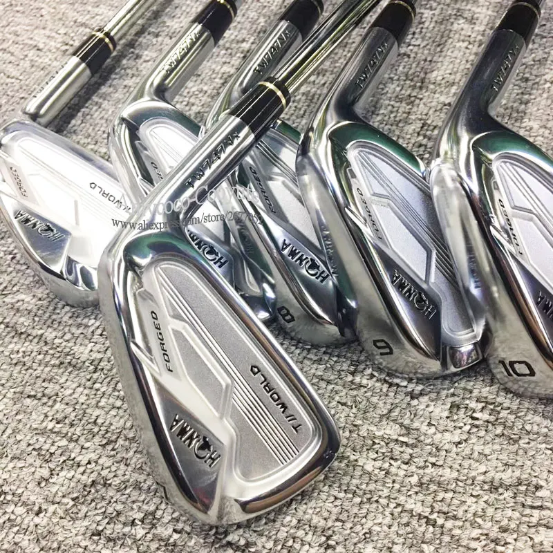 Новые клюшки для гольфа HONMA TW747 Vx клюшки для гольфа 4-11 клюшек набор графитовых и стальных валов R или S Гольф Вал Cooyute