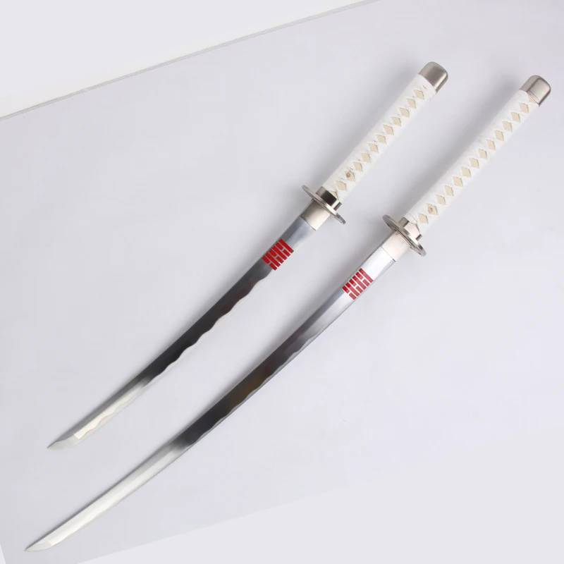 Для реплики фильма G.I. Джо белые мечи ниндзя реальная женщина 1045Carbon Steel Cosplay