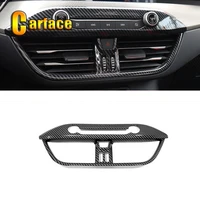 for ford focus 2019 abs carbon fibre central control air conditioning panel cover trim air conditioning outlet vent car styling