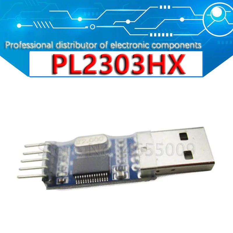 1 шт./лот PL2303 USB к RS232 TTL модуль адаптера преобразователя PL2303HX STC микроконтроллер
