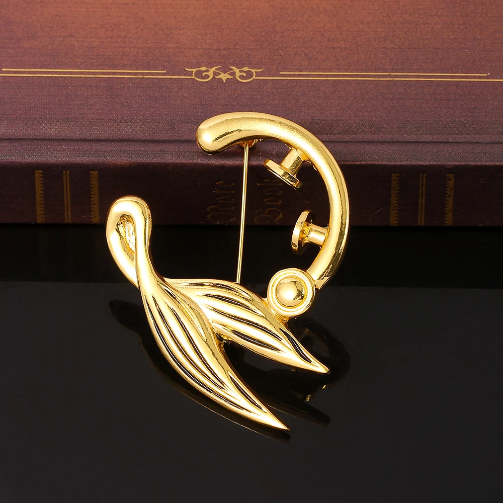 Аниме фиолетовая брошь Evergarden из сплава Значки Косплей золотые значки реквизит