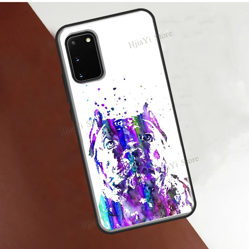 Чехол для телефона итальянский мастиф тростника Корсо Samsung Galaxy S22 Ultra S21 S20 FE Note 20 S8