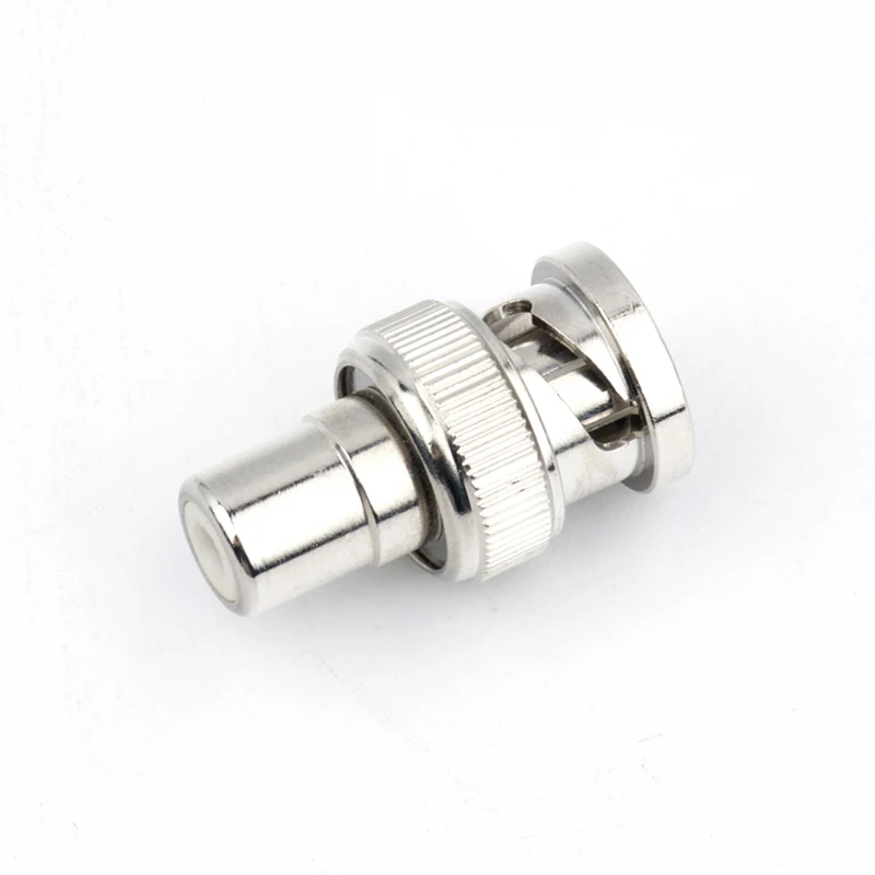 Прямой переходник с штекера BNC на гнездо RCA адаптер для камер видеонаблюдения 1