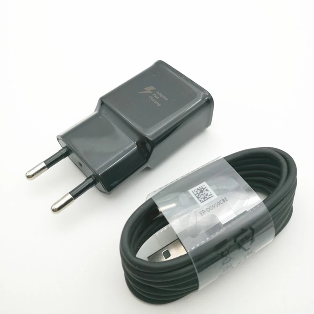 USB настенное зарядное устройство с кабелем типа C быстрое для samsung Galaxy S10 Edge S9 S8 Plus