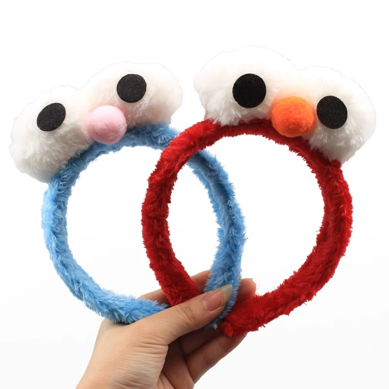 С героями Улица Сезам вечерние плюшевые ободки для волос игрушки детей подарок