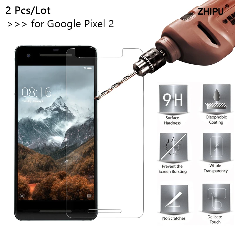 2 шт. 2.5D 0 26 мм 9H Премиум Закаленное стекло для Google Pixel Защитная пленка экрана