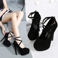 new stiletto high heels cross laces single shoes party womens high heels