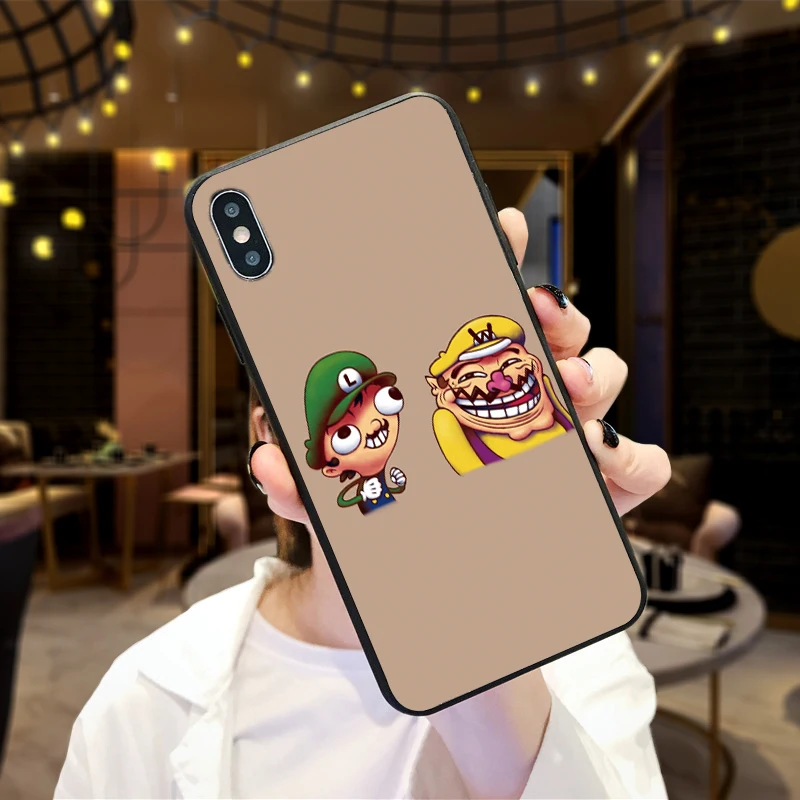 Популярный Забавный и spoof memes для iPhone X XR XS MAX Мягкая силиконовая задняя крышка Apple 8