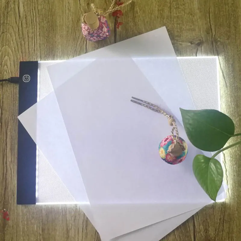 A4 Led доска для рисования 3 уровня затемнения светодиодный репродукция рисунков Pad