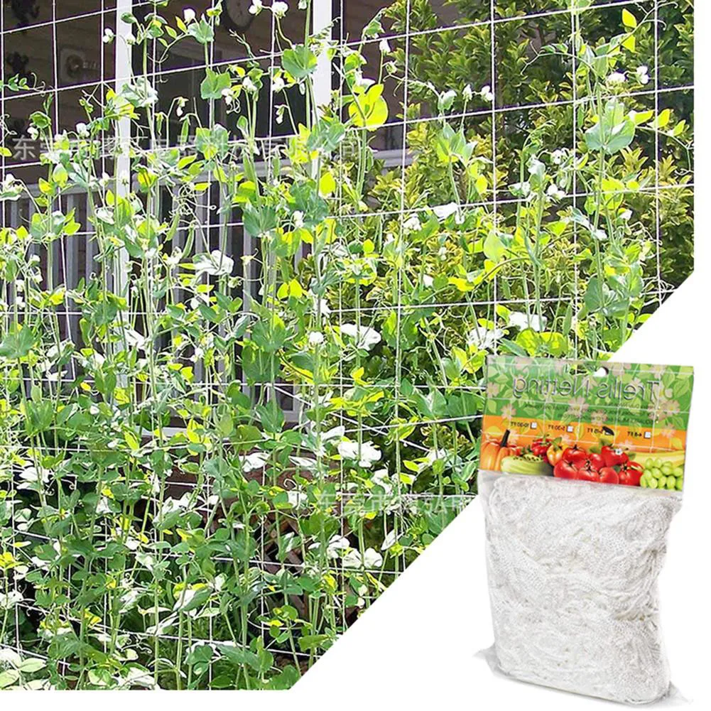 1.67x5m Plant Trellis Netting Heavy-Duty Polyester Plant Support Vine Climbing Hydroponics Garden Accessories Multi Use