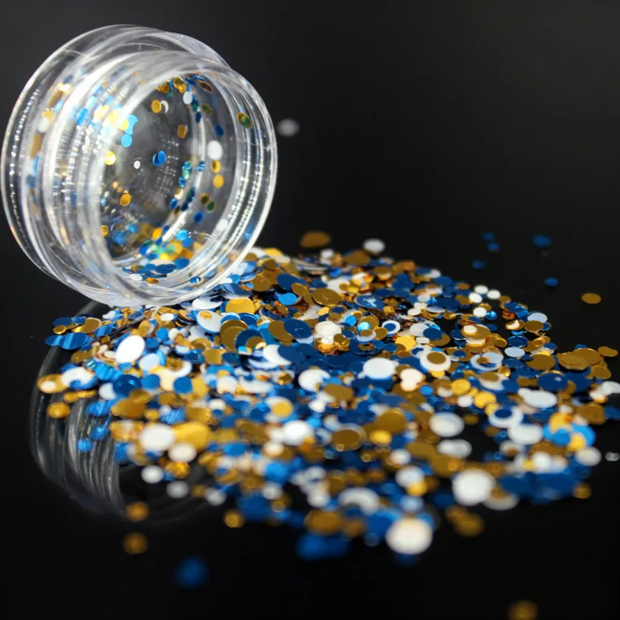 1 коробка темно синий Платиновые блестки тени для век 12 Цвет блеск Eyes Палетка