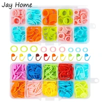 320pcs stitch ring markers and colorful knitting crochet locking counter stitch needle clips for handicraft weaving sewing