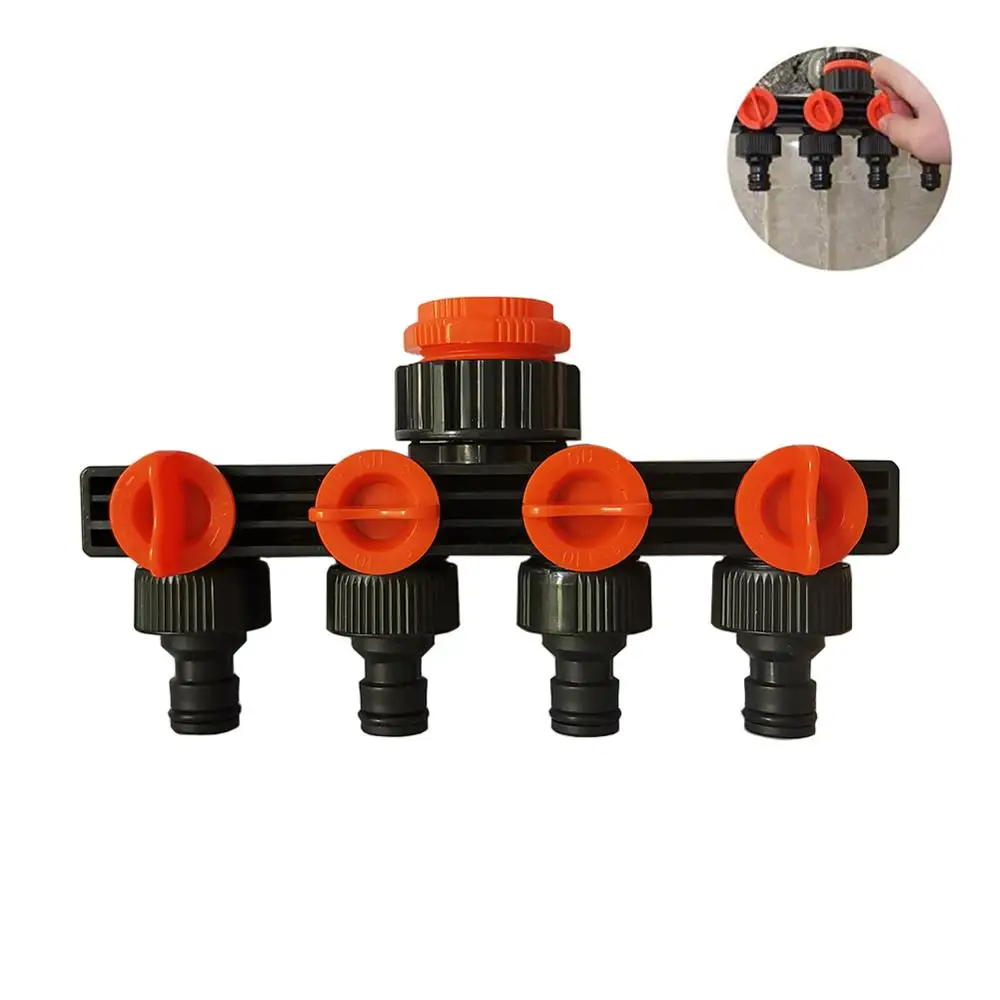 4 полосный адаптер для водопроводного сплиттера быстрый резьбовой шланг