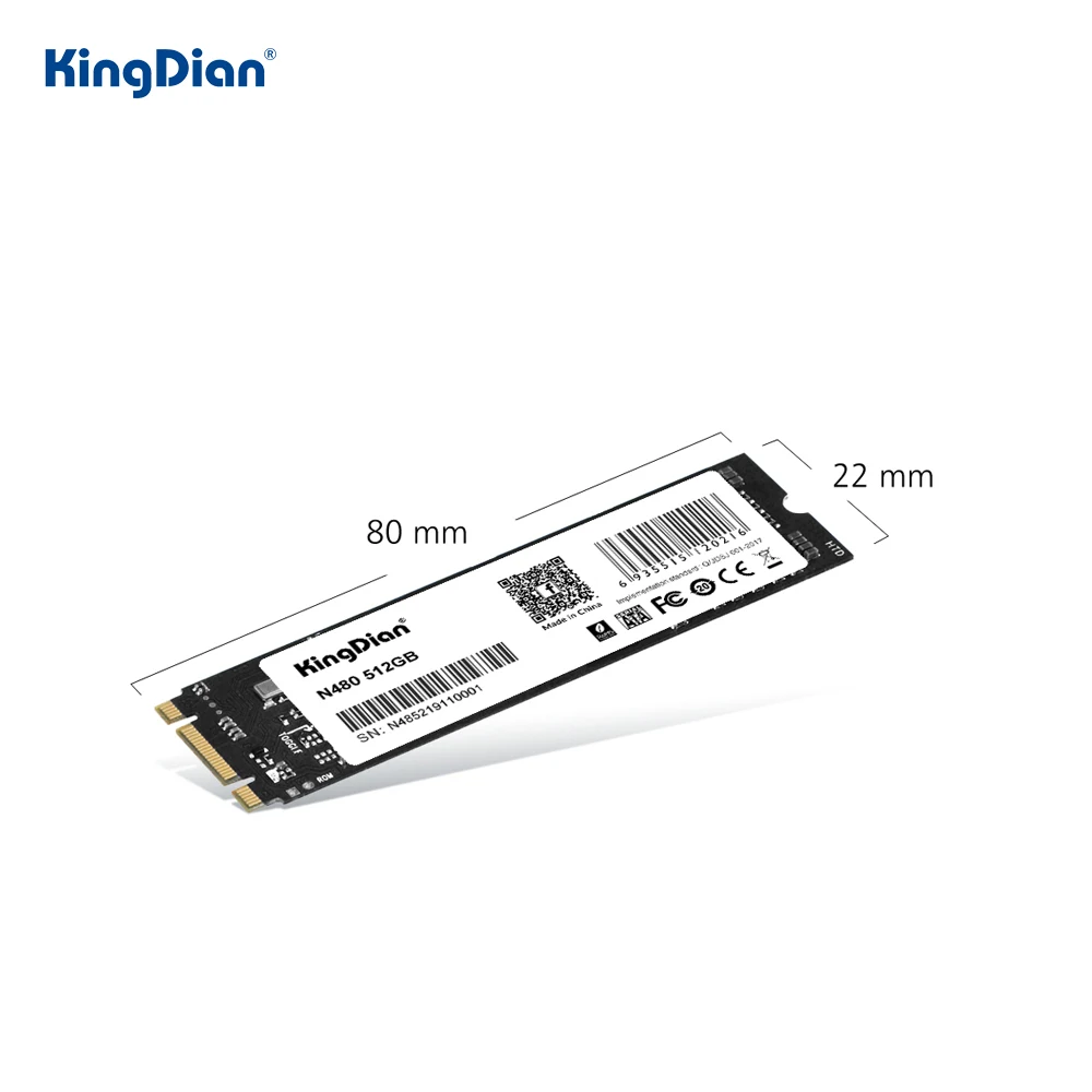 Внутренний твердотельный накопитель KingDian SSD-накопитель M2 128 ГБ 256 512 1 ТБ M.2 2280 SATA SSD
